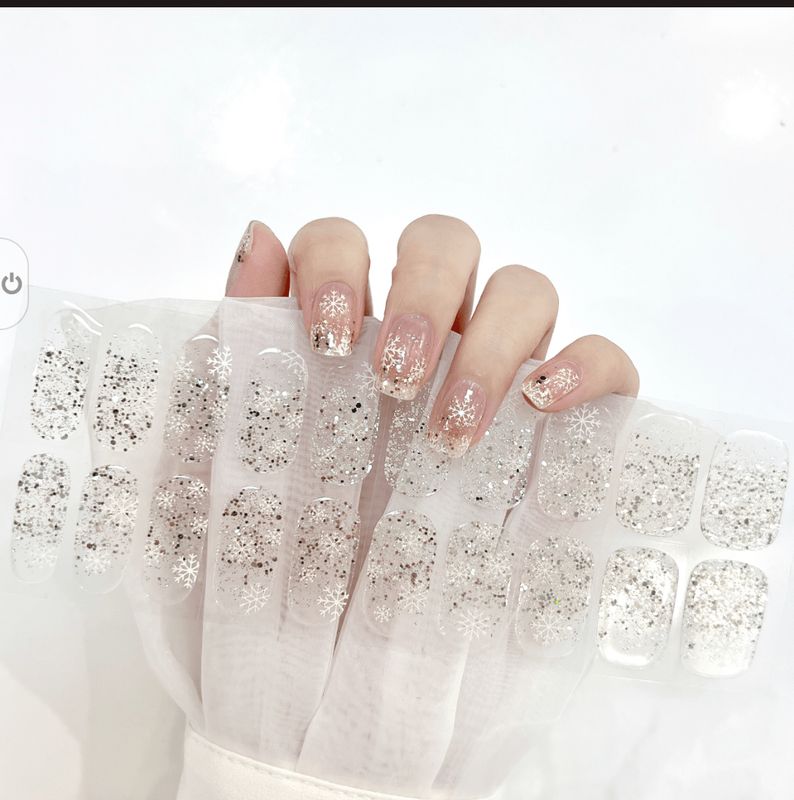 Princess of Snowflakes Deluxe, transparente 22er Nagelfolie Magic Nail Wraps Princess of Snowflakes Deluxe, transparente 22er Nagelfolie Magic Nail Wraps
