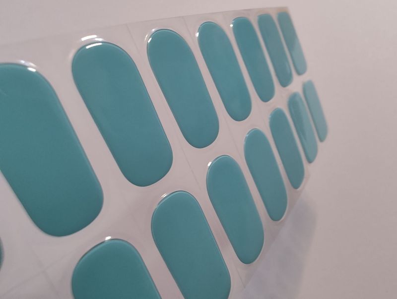 Mint Sky, UV-Gel-Folie, 20er-Nagelfolie Magic Nail Wraps, NG200393 Mint Sky, UV-Gel-Folie, 20er-Nagelfolie Magic Nail Wraps, NG200393