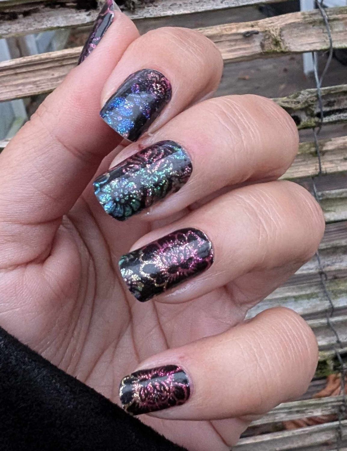 Rainbow Garden, 16-er Nagelfolie Magic Nail Wraps