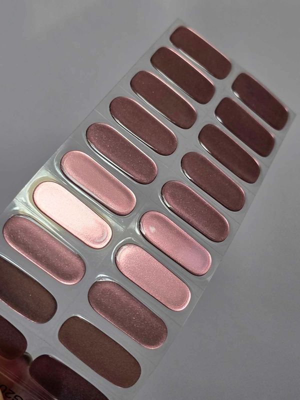 Pinkesque, UV-Gel-Folie, 20er-Nagelfolie Magic Nail Wraps, NG200451 mit Mirror-Effekt Pinkesque, UV-Gel-Folie, 20er-Nagelfolie Magic Nail Wraps, NG200451 mit Mirror-Effekt
