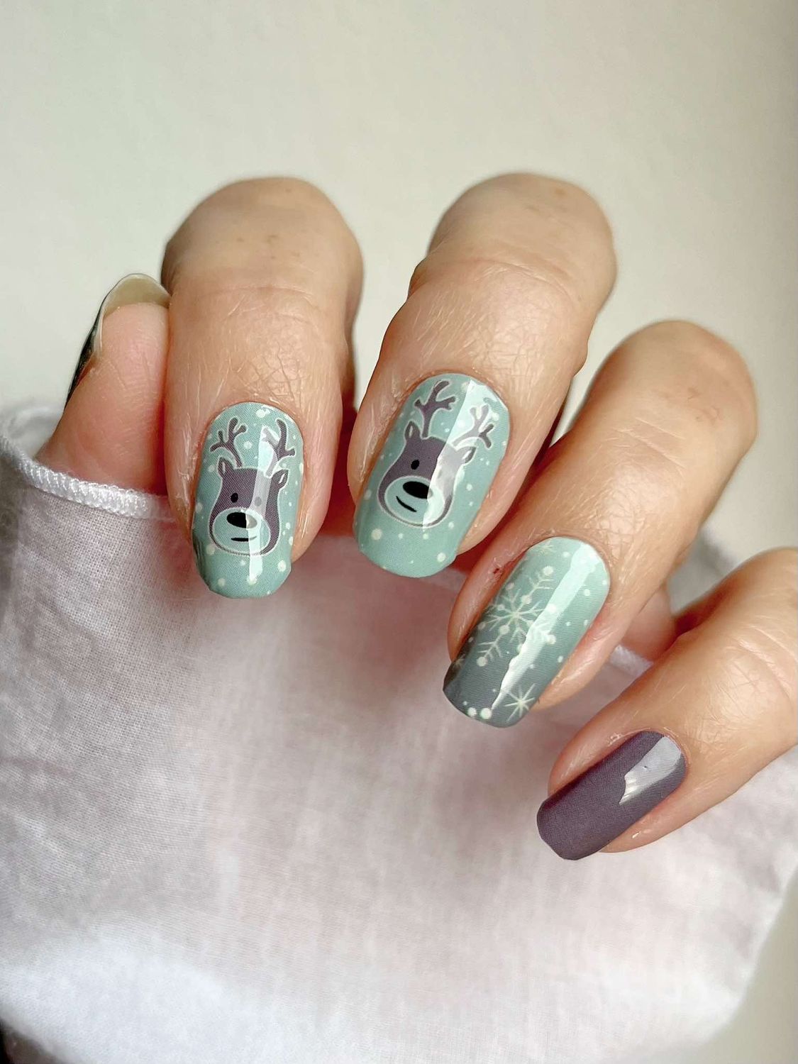 Reindeer, 16-er Nagelfolie Magic Nail Wraps