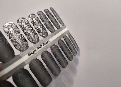 Awesome Granite Gray 2.0, 16er-Nagelfolie Magic Nail Wraps Exklusivdesign Awesome Granite Gray 2.0, 16er-Nagelfolie Magic Nail Wraps Exklusivdesign