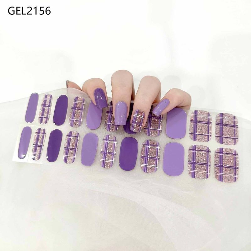 Check the Purple Deluxe, 22er Nagelfolie Magic Nail Wraps Check the Purple Deluxe, 22er Nagelfolie Magic Nail Wraps