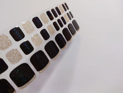 Crazy Glitter (Holo-Glitter), UV-Gel-Folie für Füße, 30er-Nagelfolie Magic Nail Wraps, NGF200031 Crazy Glitter (Holo-Glitter), UV-Gel-Folie für Füße, 30er-Nagelfolie Magic Nail Wraps, NGF200031
