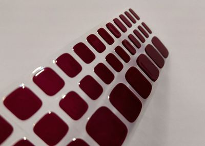 Maroon, UV-Gel-Folie für Füße, 30er-Nagelfolie Magic Nail Wraps, NGF200005 Maroon, UV-Gel-Folie für Füße, 30er-Nagelfolie Magic Nail Wraps, NGF200005
