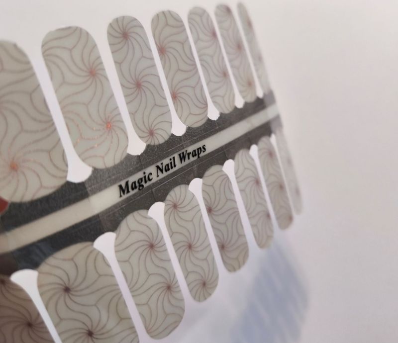 Delicate, Overlay, transparente 16er-Nagelfolie, Magic Nail Wraps Exklusivdesign Delicate, Overlay, transparente 16er-Nagelfolie, Magic Nail Wraps Exklusivdesign