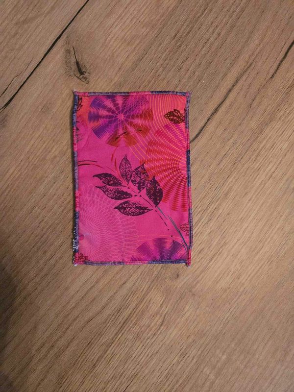 Magic Cuticle Washie pink gemustert, handgenäht, Magic Nail Wraps Magic Cuticle Washie pink gemustert, handgenäht, Magic Nail Wraps