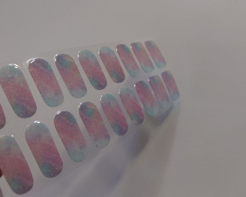 Pastel Glow, UV-Gel-Folie, 20er-Nagelfolie Magic Nail Wraps, NG200439 Pastel Glow, UV-Gel-Folie, 20er-Nagelfolie Magic Nail Wraps, NG200439