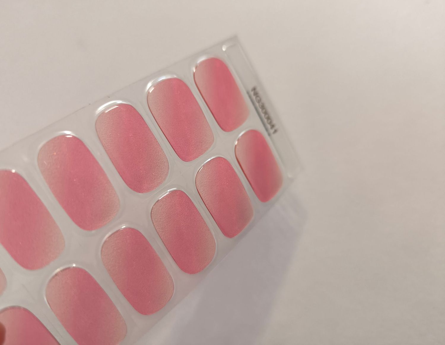 Melon (Cat Eye), leicht semitransparente UV-Gel-Folie, 30er-Nagelfolie, Magic Nail Wraps, NG300041