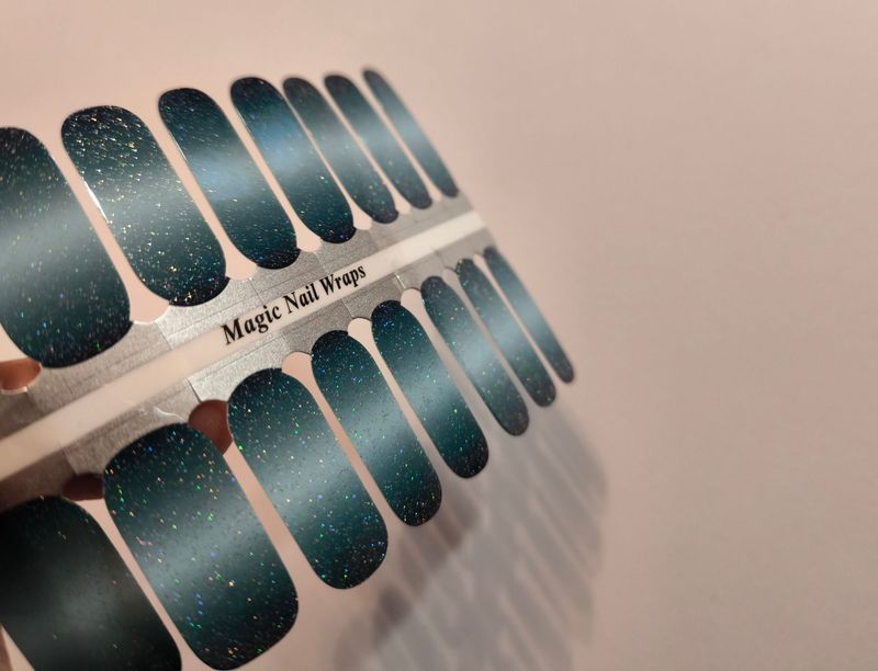 Magic Jade Turquoise, 16er-Nagelfolie, Magic Nail Wraps Exklusivdesign Magic Jade Turquoise, 16er-Nagelfolie, Magic Nail Wraps Exklusivdesign