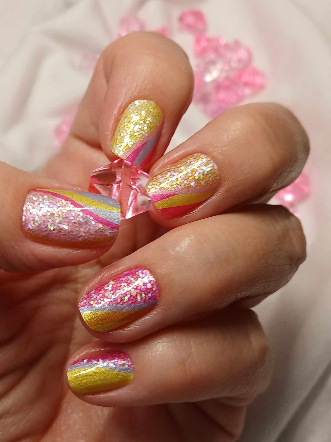 BA BOOM, Pearl-Shimmer-Finish, 16-er Nagelfolie Magic Nail Wraps