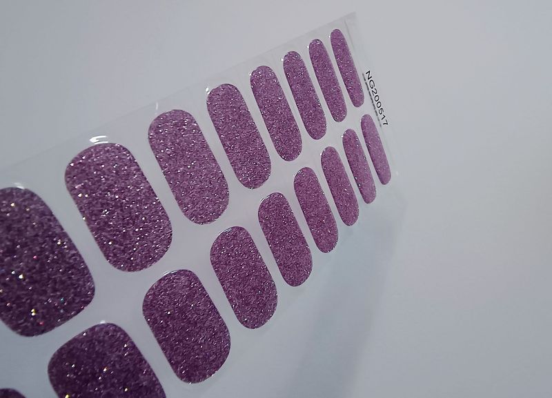 Lilac Princess, UV-Gel-Folie, 20er-Nagelfolie Magic Nail Wraps, NG200517 Lilac Princess, UV-Gel-Folie, 20er-Nagelfolie Magic Nail Wraps, NG200517