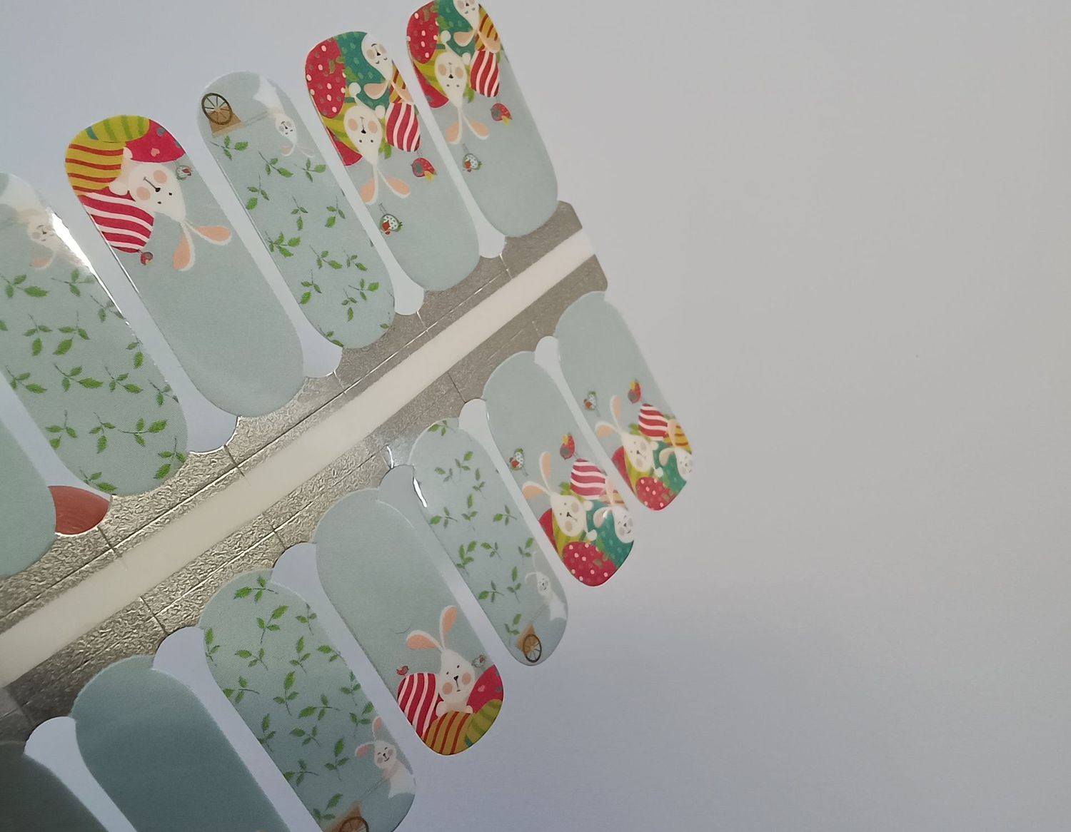 Hello Bunny, 16er-Nagelfolie Magic Nail Wraps