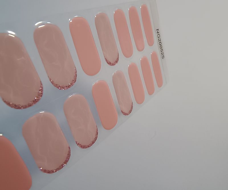 Rosy, UV-Gel-Folie, 20er-Nagelfolie Magic Nail Wraps, NG200525 Rosy, UV-Gel-Folie, 20er-Nagelfolie Magic Nail Wraps, NG200525