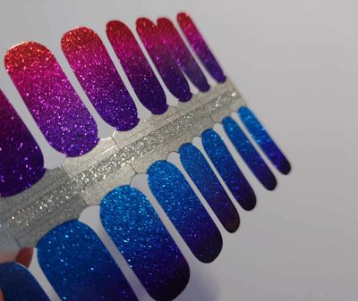 Pinkblue, 16er-Nagelfolie Magic Nail Wraps Pinkblue, 16er-Nagelfolie Magic Nail Wraps