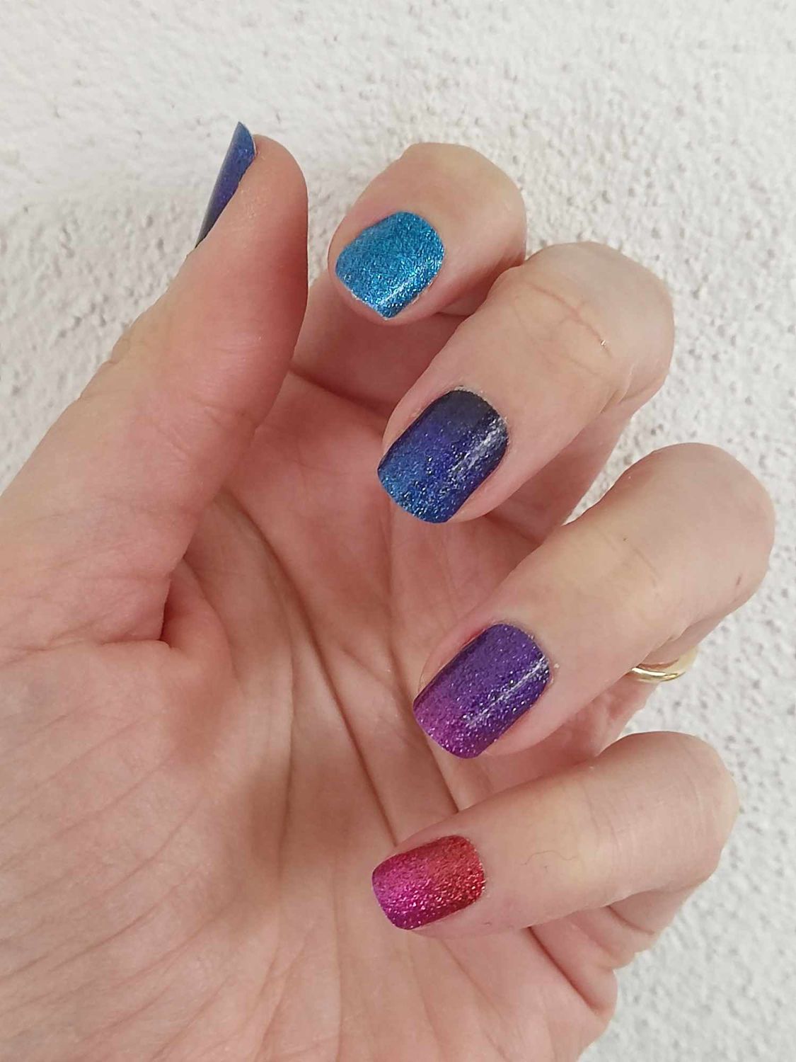 Pinkblue, 16er-Nagelfolie Magic Nail Wraps