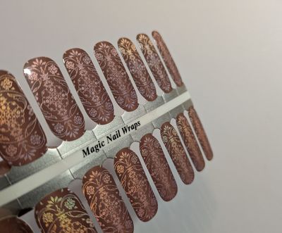 Awesome Toffee, 16er-Nagelfolie Magic Nail Wraps Exklusivdesign Awesome Toffee, 16er-Nagelfolie Magic Nail Wraps Exklusivdesign