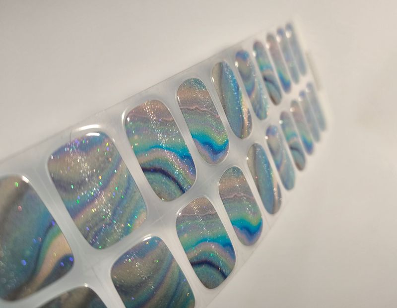 Glimmering Sky, UV-Gel-Folie, 20er-Nagelfolie Magic Nail Wraps, NG200552 Glimmering Sky, UV-Gel-Folie, 20er-Nagelfolie Magic Nail Wraps, NG200552