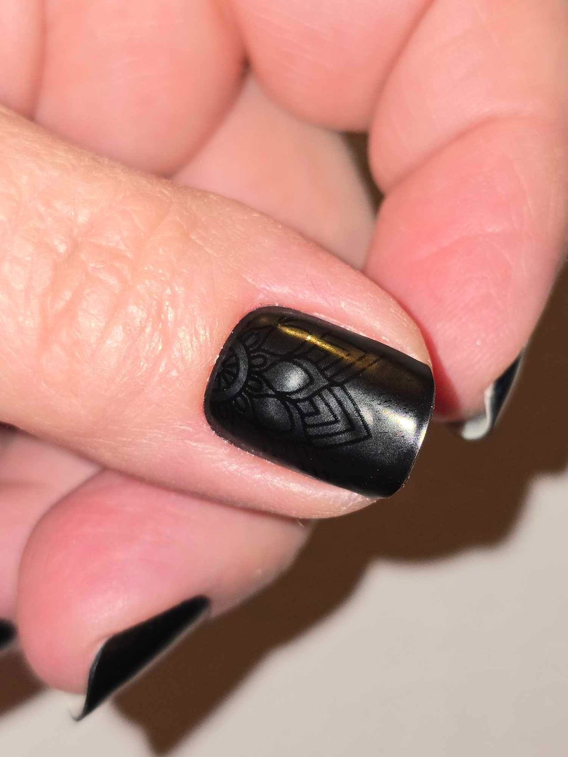 Midnight Mandala, halbmatte UV-Gel-Folie, 30er-Nagelfolie, Magic Nail Wraps, NG300046