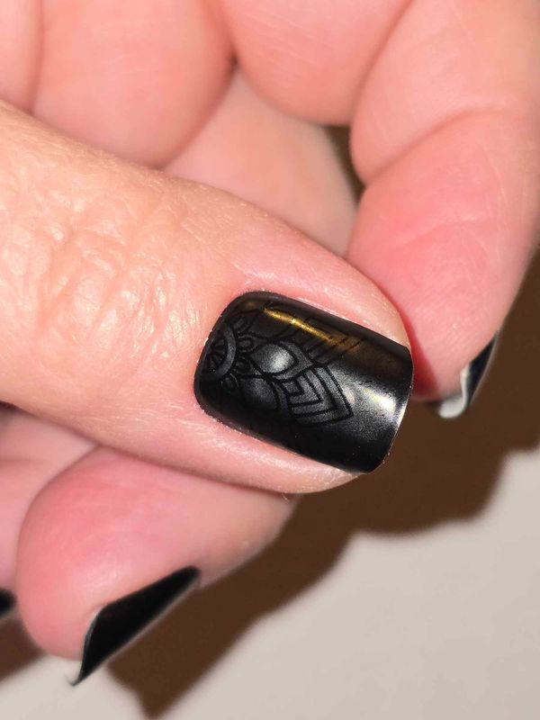 Midnight Mandala, halbmatte UV-Gel-Folie, 30er-Nagelfolie, Magic Nail Wraps, NG300046 Midnight Mandala, halbmatte UV-Gel-Folie, 30er-Nagelfolie, Magic Nail Wraps, NG300046