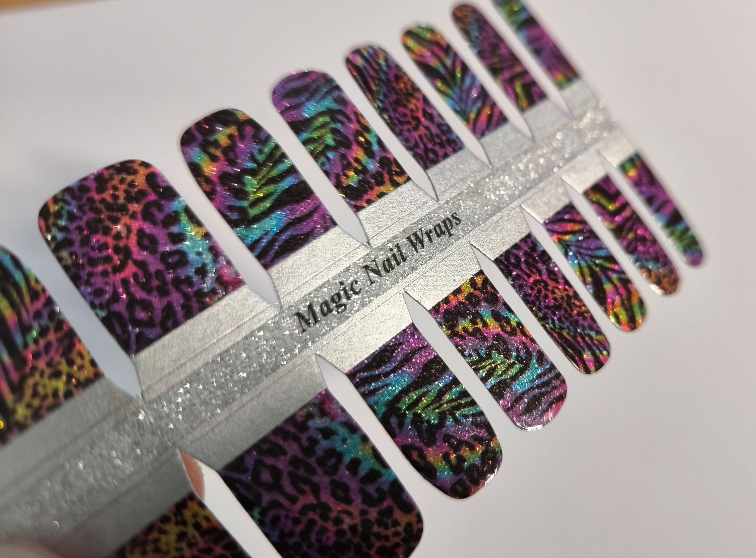 Wild Diva, 16er-Fussfolie, Magic Nail Wraps Exklusivdesign