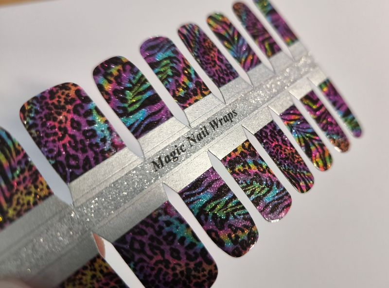 Wild Diva, 16er-Fussfolie, Magic Nail Wraps Exklusivdesign Wild Diva, 16er-Fussfolie, Magic Nail Wraps Exklusivdesign