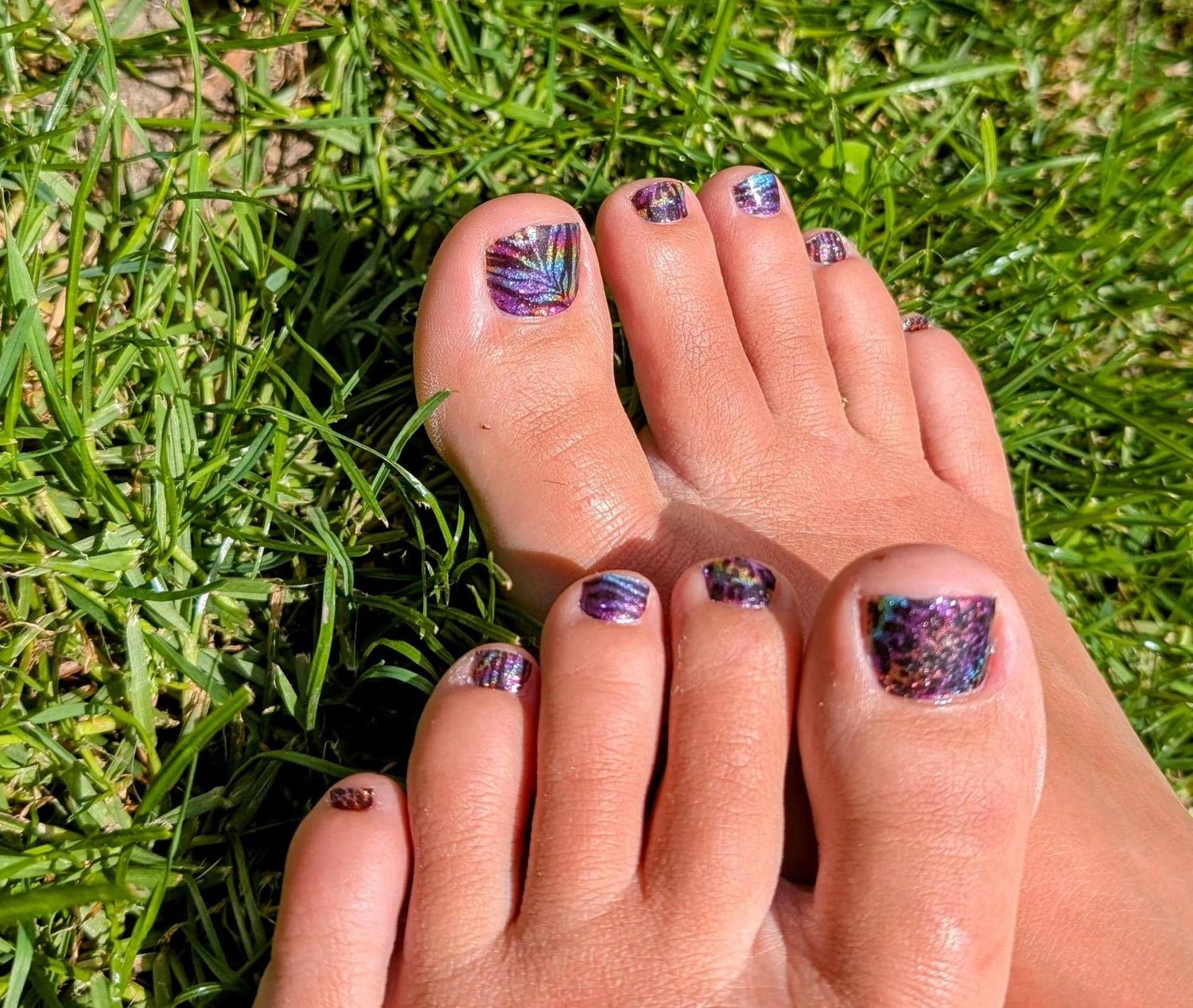 Wild Diva, 16er-Fussfolie, Magic Nail Wraps Exklusivdesign