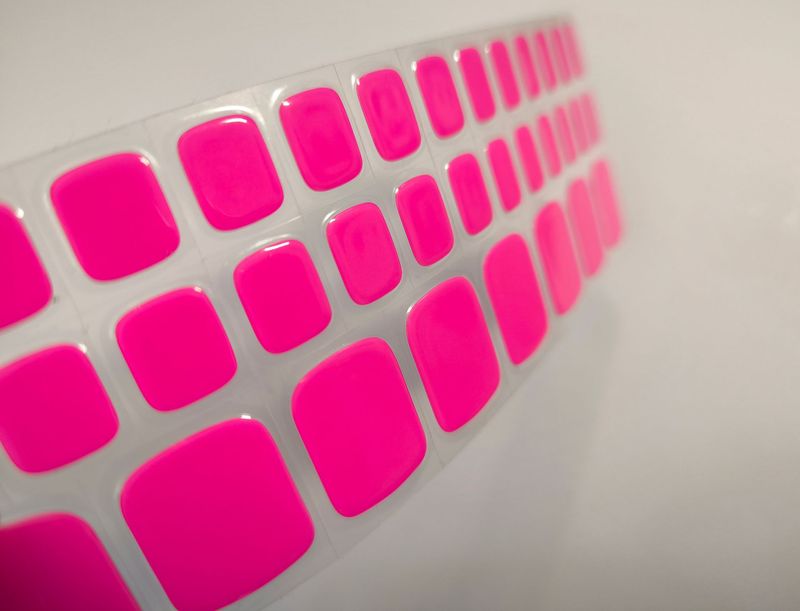 Perfect Pink, UV-Gel-Folie für Füße, 32er-Nagelfolie Magic Nail Wraps, NGF200047 Perfect Pink, UV-Gel-Folie für Füße, 32er-Nagelfolie Magic Nail Wraps, NGF200047