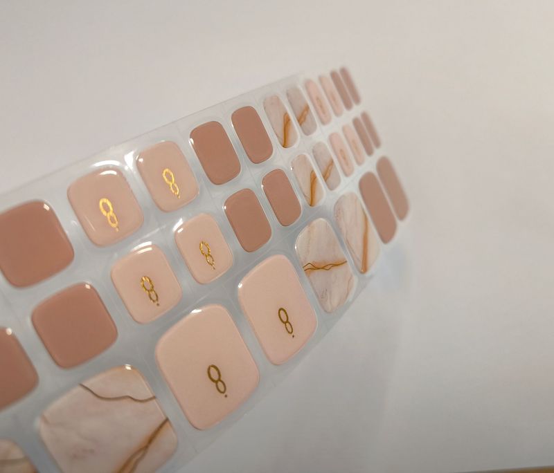 Marble Kiss, UV-Gel-Folie für Füße, 32er-Nagelfolie Magic Nail Wraps, NGF200017 Marble Kiss, UV-Gel-Folie für Füße, 32er-Nagelfolie Magic Nail Wraps, NGF200017