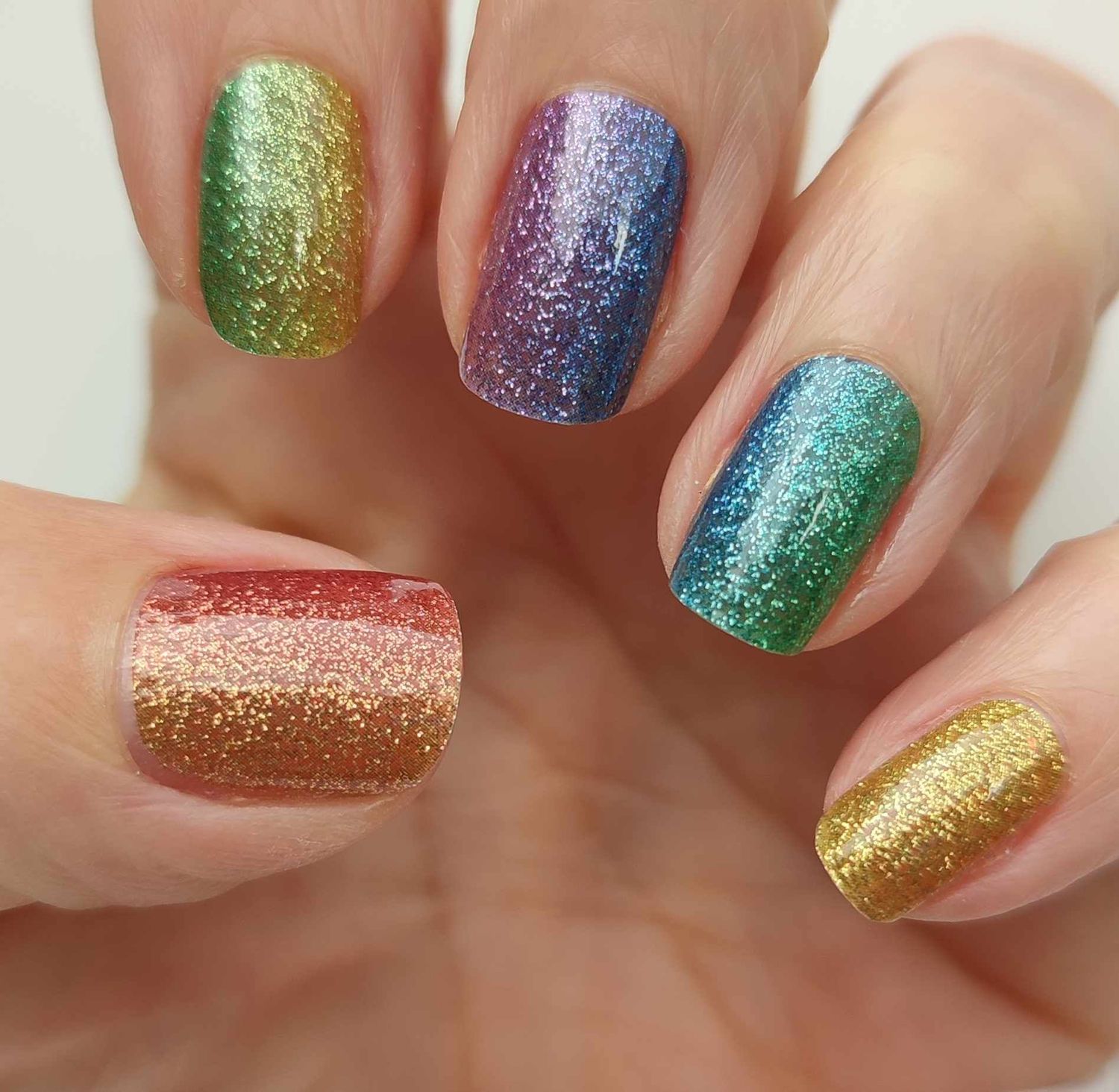 Best of Rainbow, 16-er Nagelfolie Magic Nail Wraps