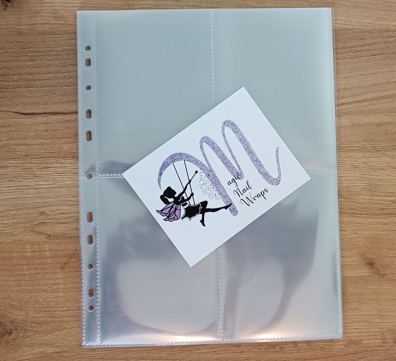 DIN A 4-Sammelhüllen für 16er-Nagelfolien, 10 Stück DIN A 4-Sammelhüllen für 16er-Nagelfolien, 10 Stück