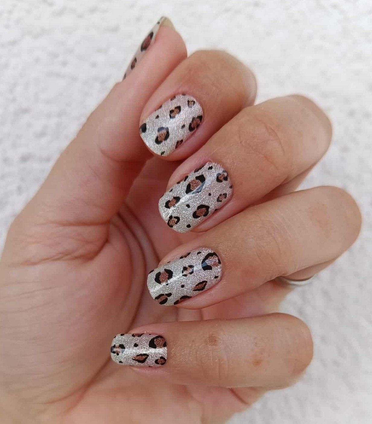 Velvet Savannah, leicht semitransparente UV-Gel-Folie, 20er-Nagelfolie Magic Nail Wraps NG200596