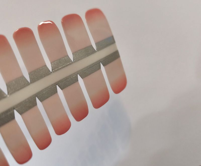 Ombré Kiss, 16er-Fussfolie Magic Nail Wraps