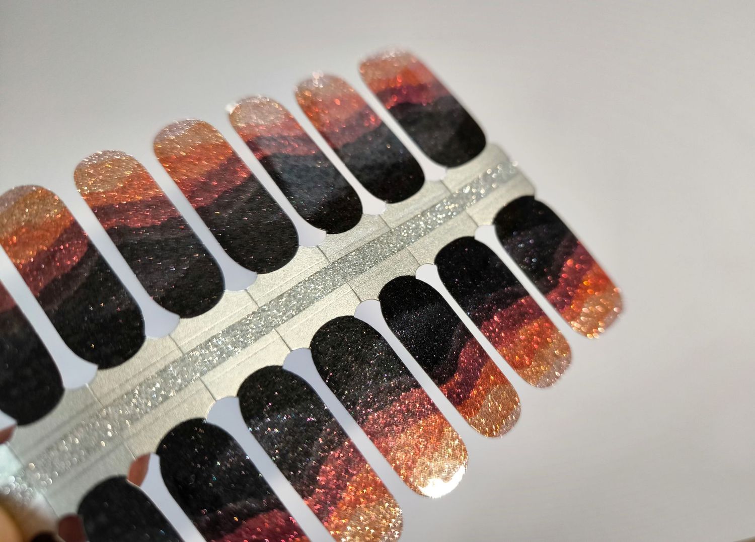 Autumn Sunset, 16-er Nagelfolie Magic Nail Wraps