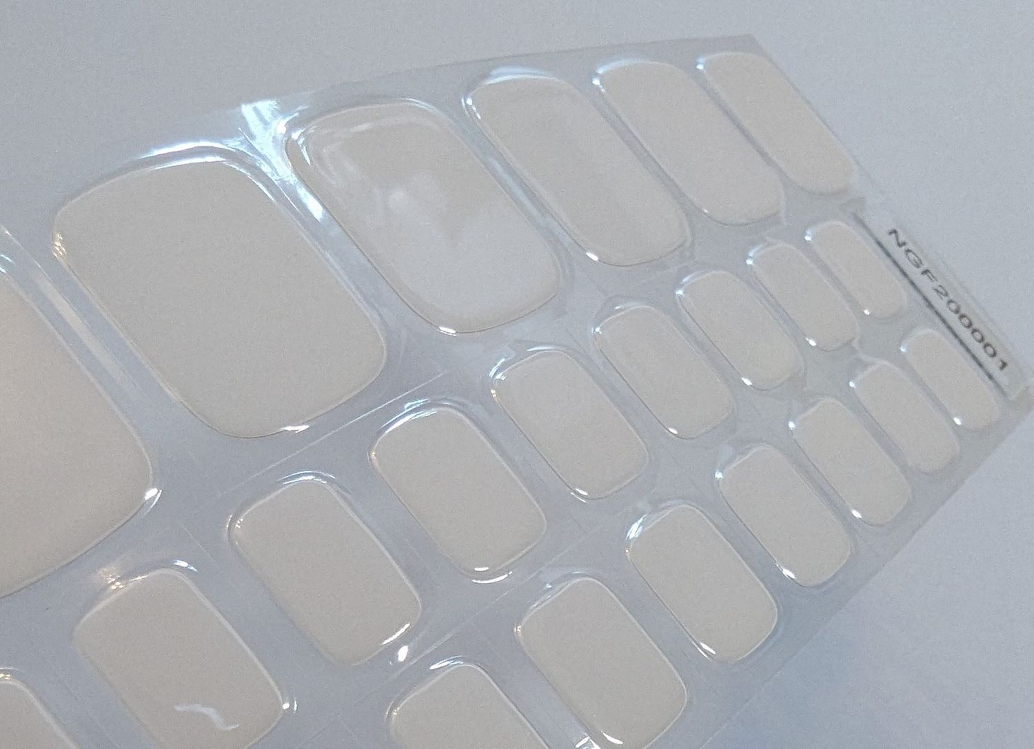 Powder, UV-Gel-Folie für Füße, 32er-Nagelfolie Magic Nail Wraps, NGF200001