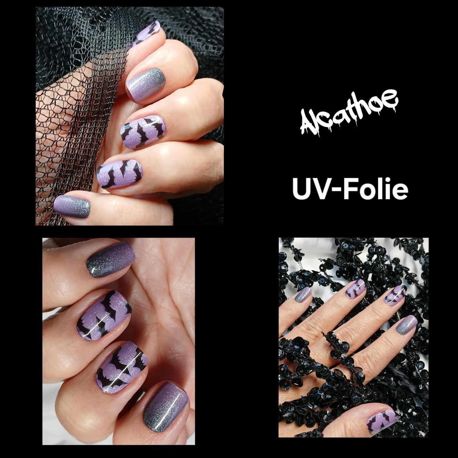 Alcathoe, UV-Gel-Folie, 30er-Nagelfolie, Magic Nail Wraps, NG300058 Alcathoe, UV-Gel-Folie, 30er-Nagelfolie, Magic Nail Wraps, NG300058