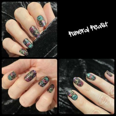Funeral Feast, 16-er Nagelfolie Magic Nail Wraps Funeral Feast, 16-er Nagelfolie Magic Nail Wraps