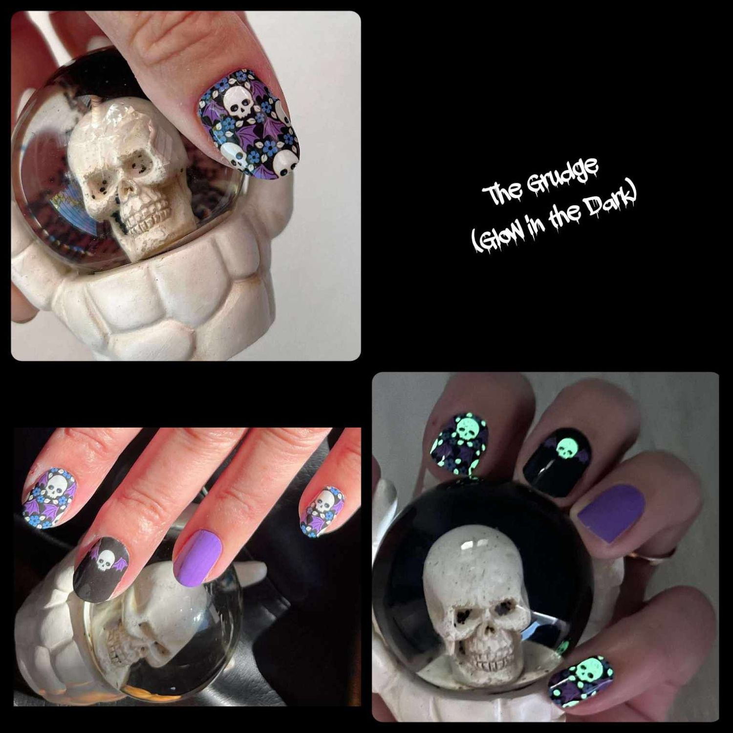 The Grudge, nachtleuchtende 16-er Nagelfolie Magic Nail Wraps The Grudge, nachtleuchtende 16-er Nagelfolie Magic Nail Wraps