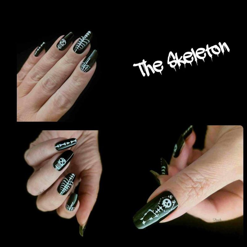The Skeleton, 16-er Nagelfolie Magic Nail Wraps The Skeleton, 16-er Nagelfolie Magic Nail Wraps