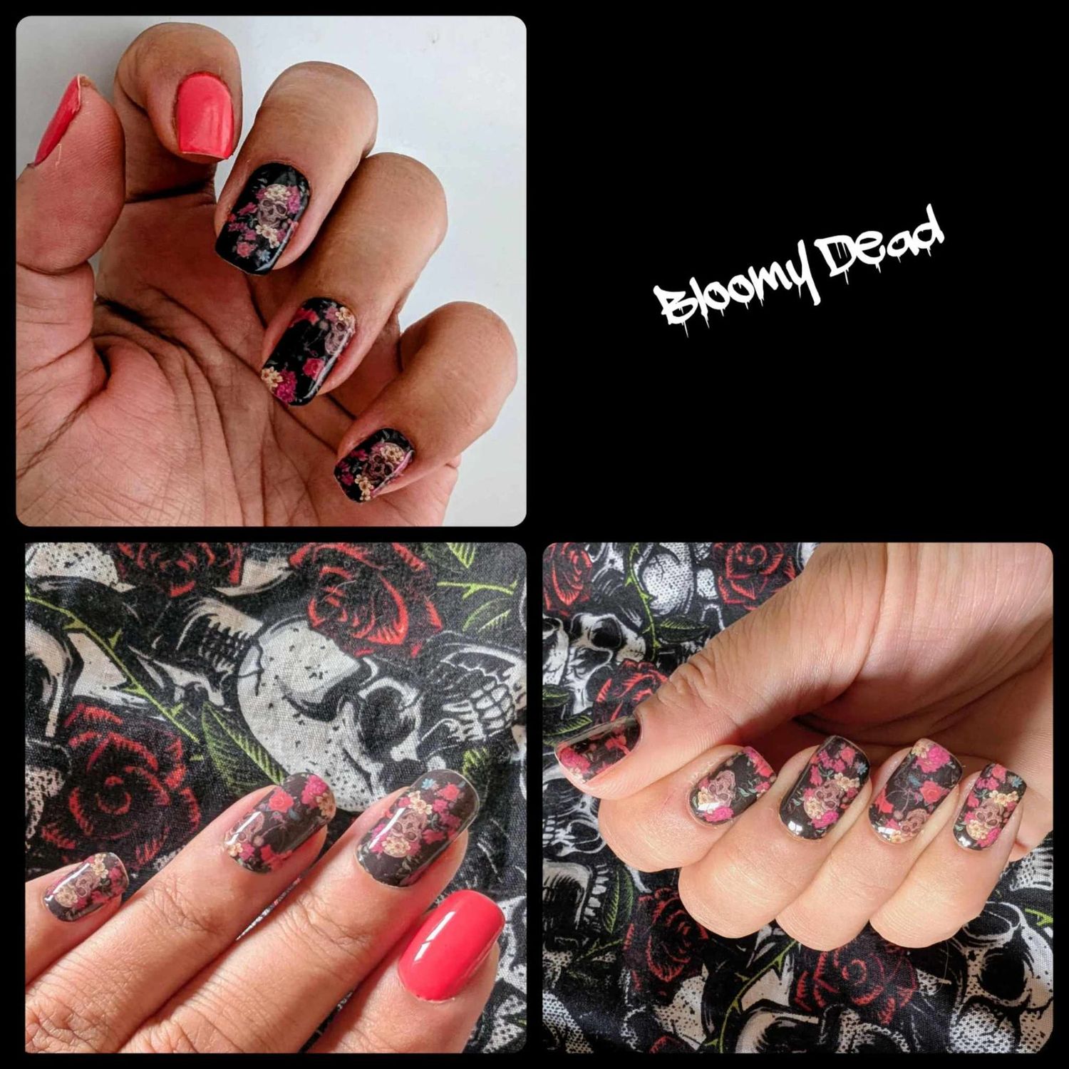 Bloomy Dead, 16-er Nagelfolie Magic Nail Wraps Bloomy Dead, 16-er Nagelfolie Magic Nail Wraps