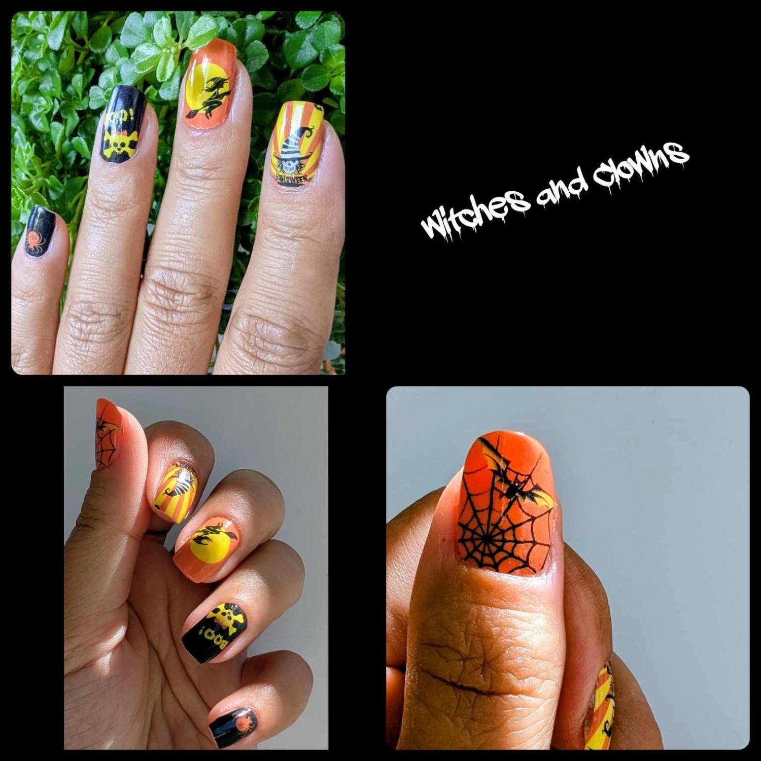Witches and Clowns, 16-er Nagelfolie Magic Nail Wraps Witches and Clowns, 16-er Nagelfolie Magic Nail Wraps