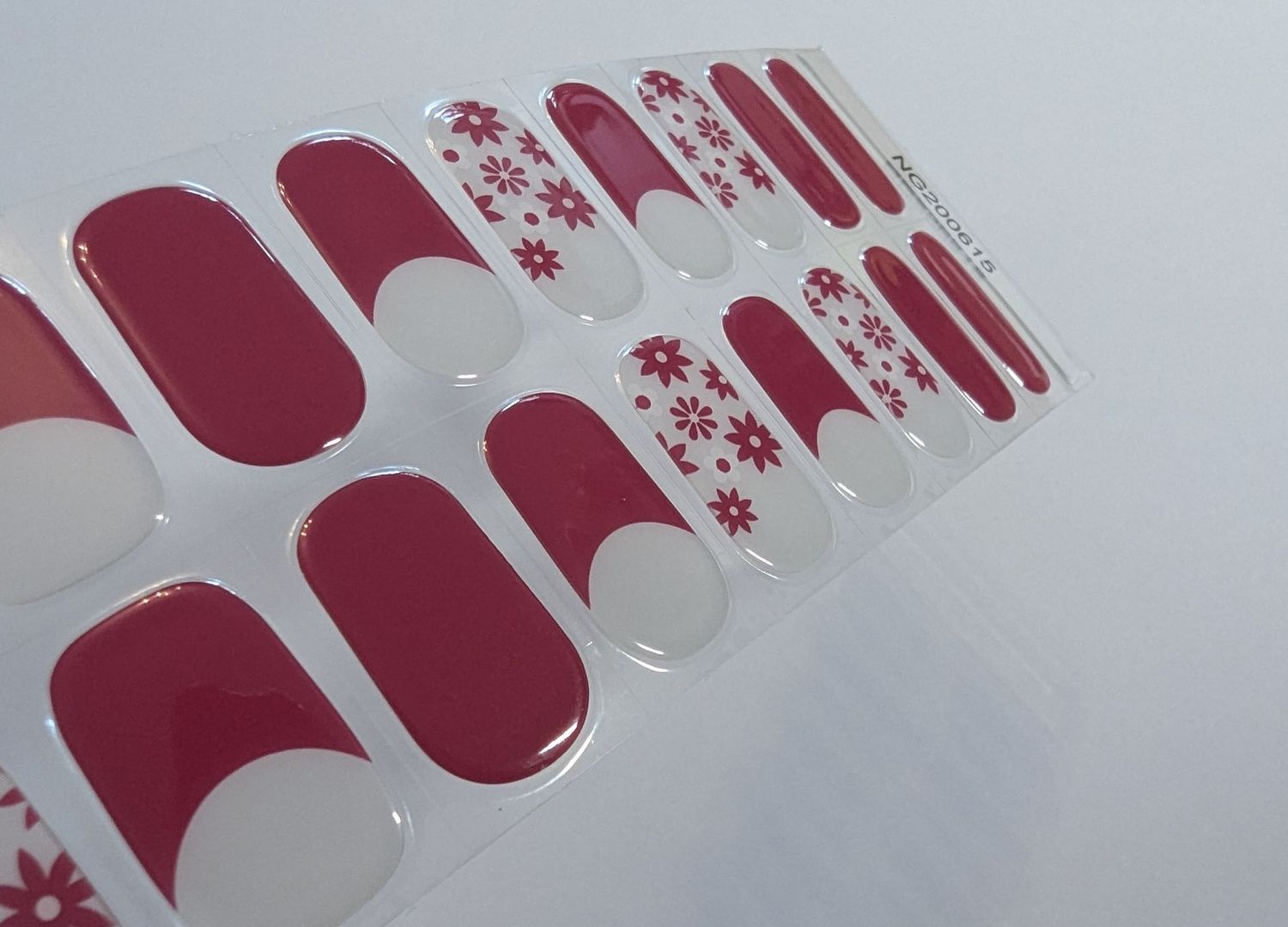 Fuchsia French Flowers, UV-Gel-Folie, 20er-Nagelfolie Magic Nail Wraps NG200615 Fuchsia French Flowers, UV-Gel-Folie, 20er-Nagelfolie Magic Nail Wraps NG200615