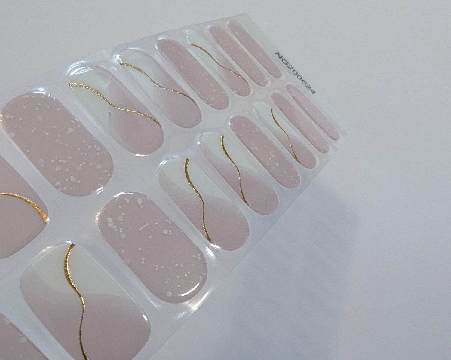 Beleza, semitransparente UV-Gel-Folie, 20er-Nagelfolie Magic Nail Wraps NG200624