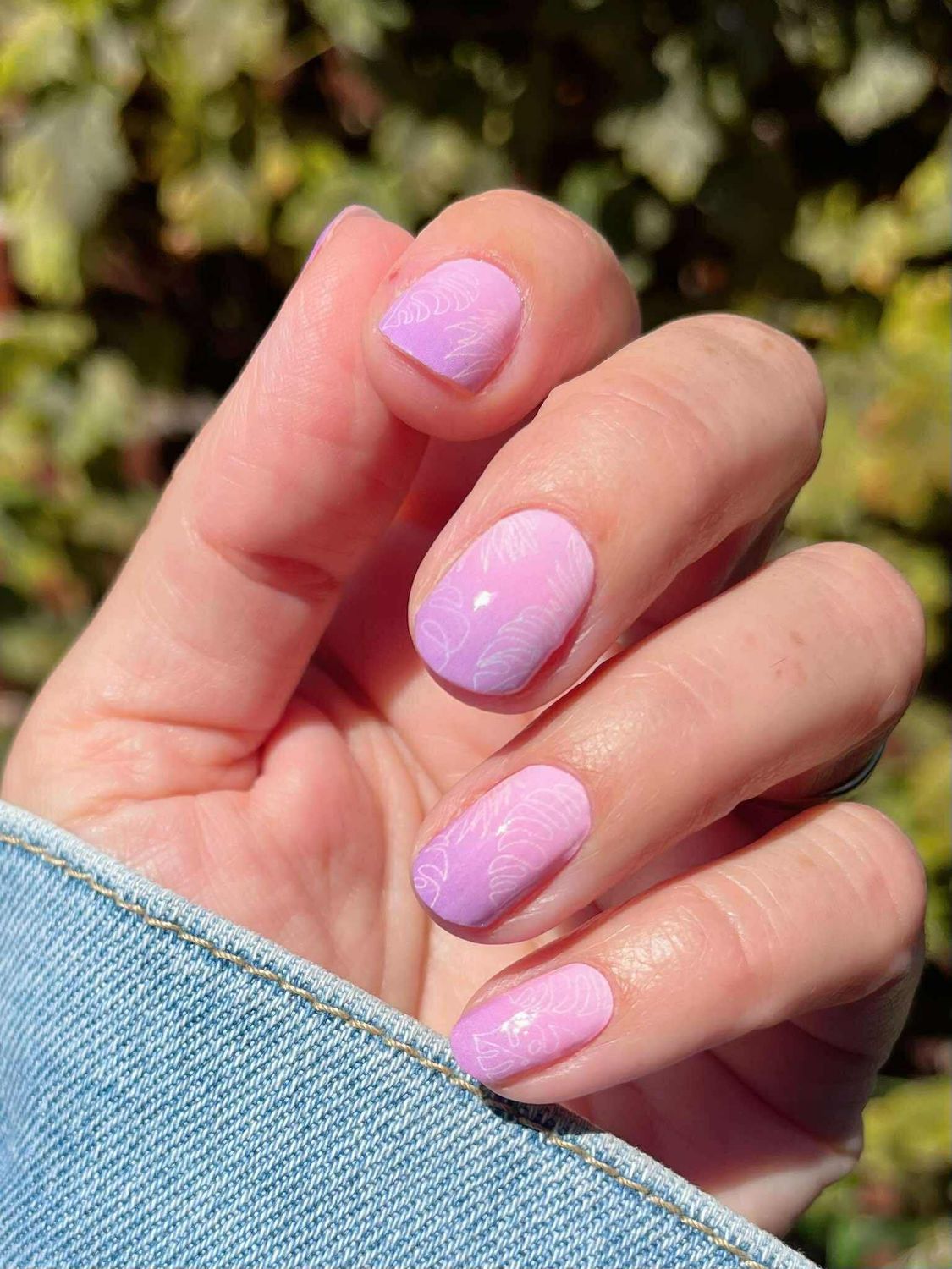 Romantic Leaves, 22er-Premium Nagelfolie Magic Nail Wraps