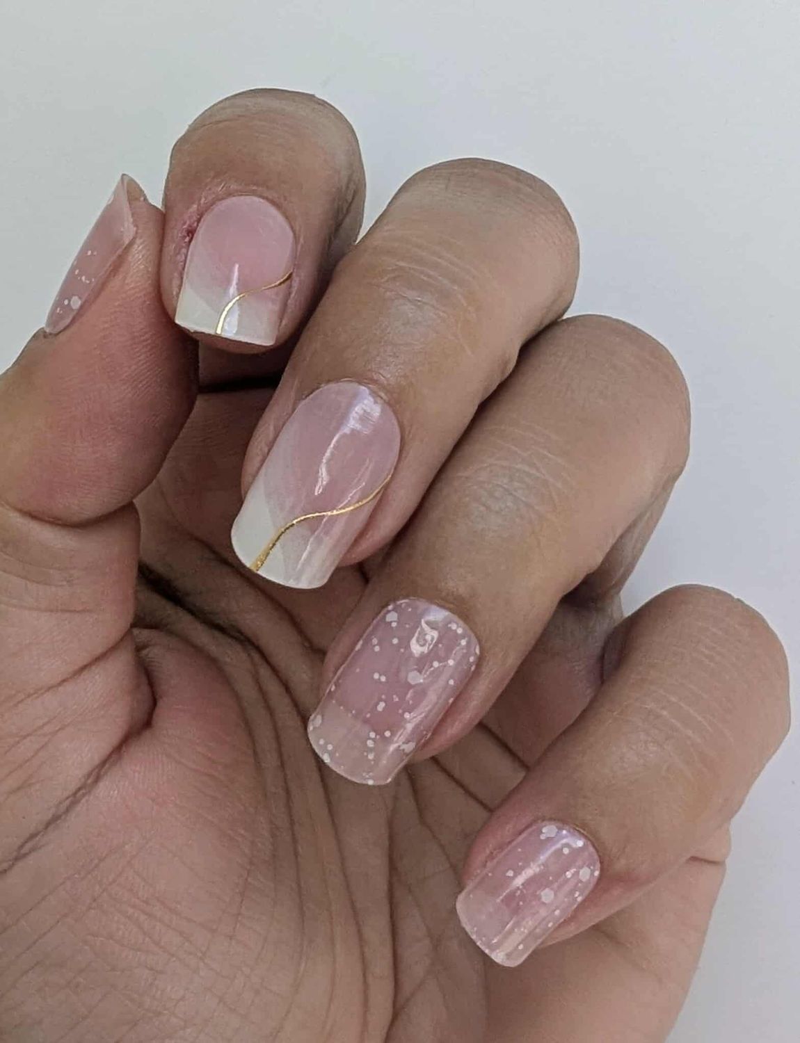 Beleza, semitransparente UV-Gel-Folie, 20er-Nagelfolie Magic Nail Wraps NG200624