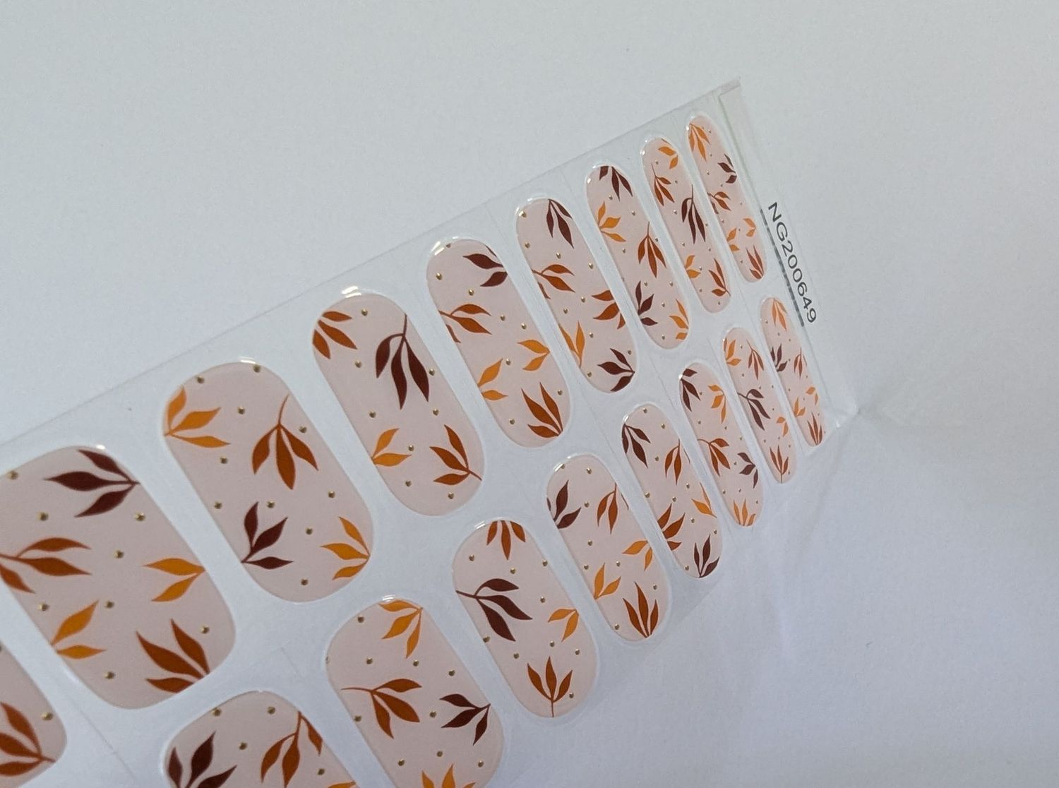 Autumn Whispers, UV-Gel-Folie, 20er-Nagelfolie Magic Nail Wraps NG200649