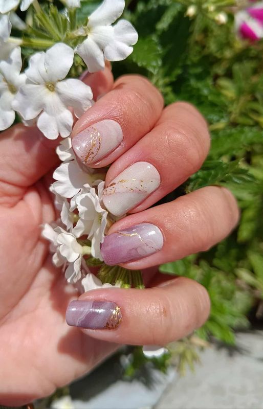 Marble Clouds, 16-er Nagelfolie Magic Nail Wraps