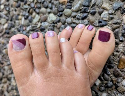 Completly Velvet, UV-Gel-Folie für Füße, 32er-Nagelfolie Magic Nail Wraps, NGF200051