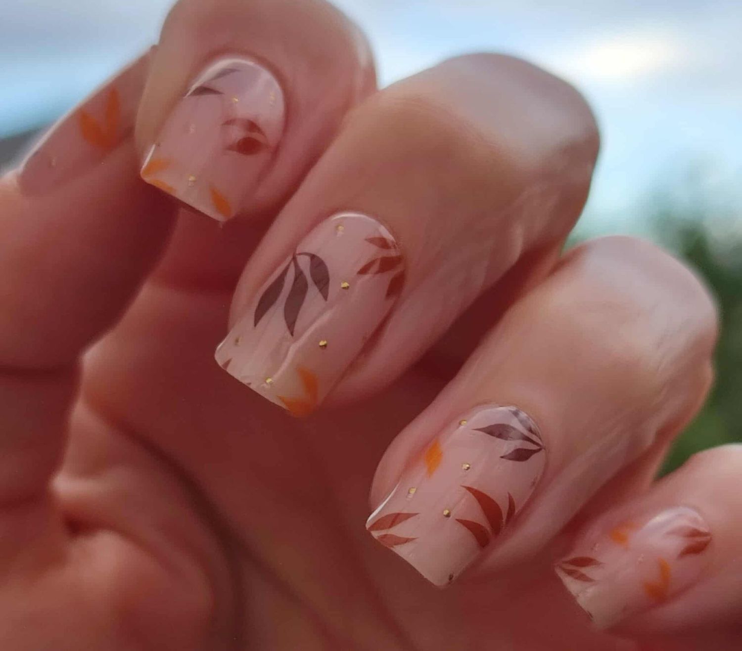 Autumn Whispers, UV-Gel-Folie, 20er-Nagelfolie Magic Nail Wraps NG200649