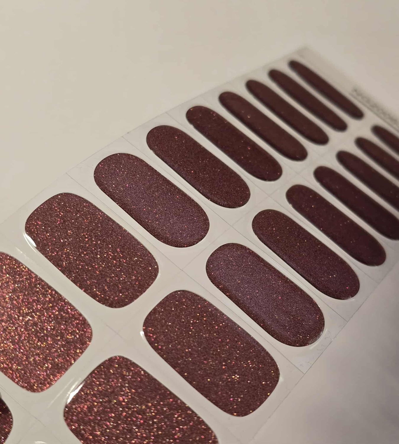 Cherry Chocolate, UV-Gel-Folie, 20er-Nagelfolie Magic Nail Wraps NG200638